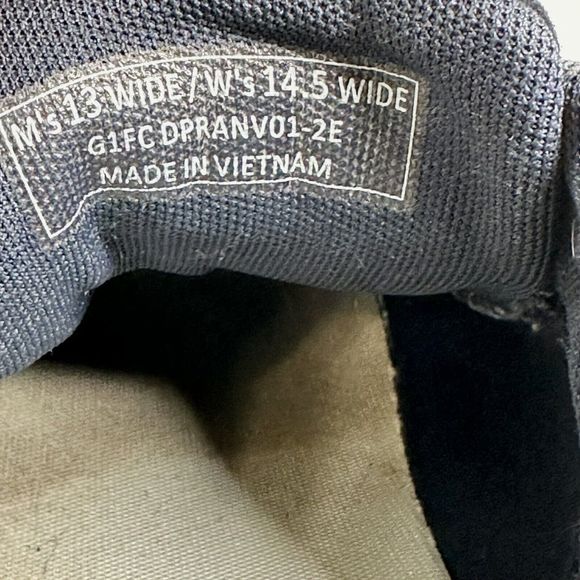 Kizik The Prague Navy Blue Canvas Suede Sneakers Shoes Mens 13 Wide W 14.5 Wide - Picture 10 of 16